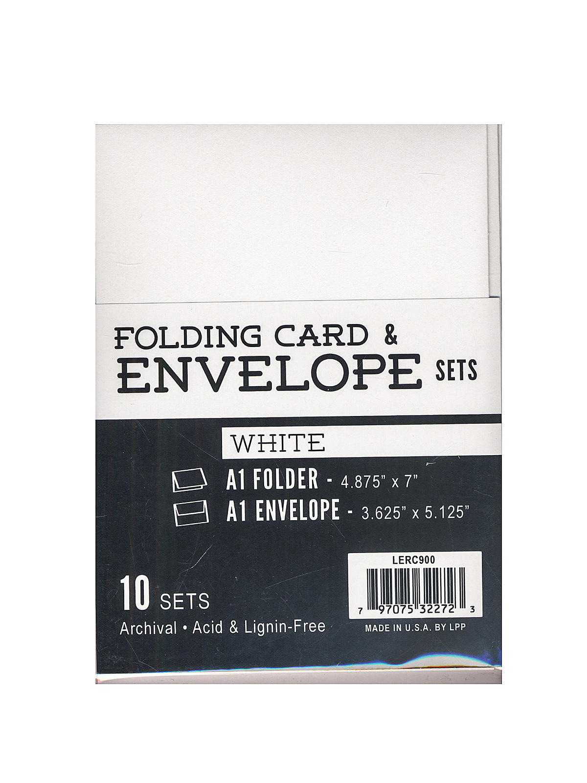 Card Making Sets Folding Cards & Envelopes A1 White Pack Of 10