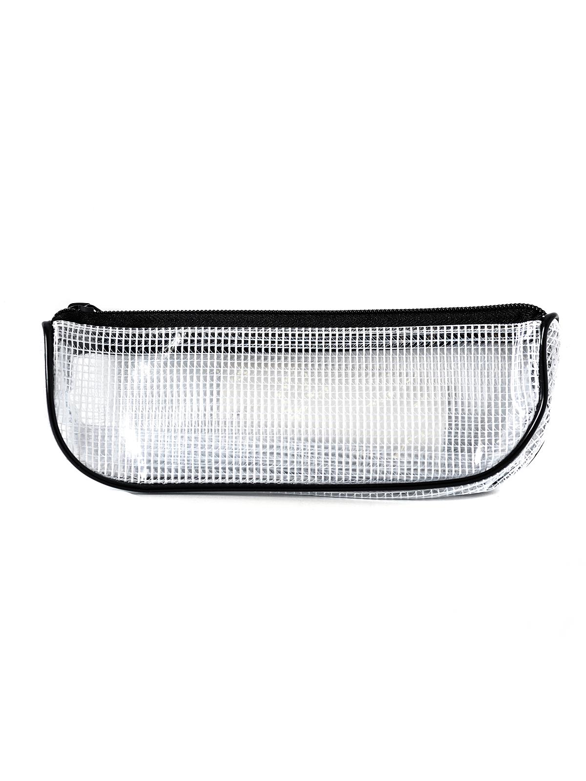 Mesh-Reinforced Vinyl Bags Pencil Tote 3 in. x 8 in.