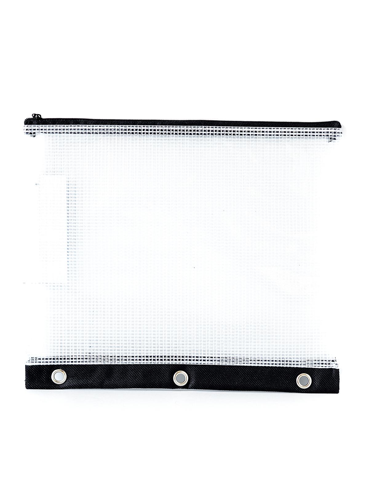 Mesh-Reinforced Vinyl Bags 3-Ring Binder Case 8.5 in. x 11 in.