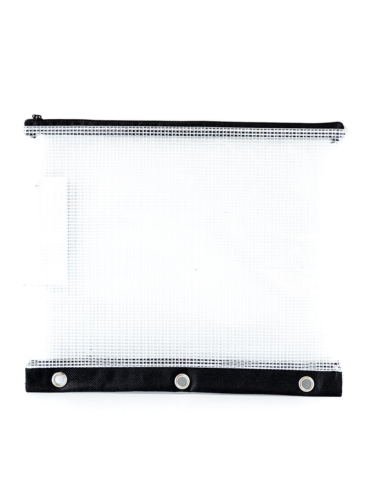 Mesh-reinforced Vinyl Bags 3-ring Binder Case 8.5 In. X 11 In.