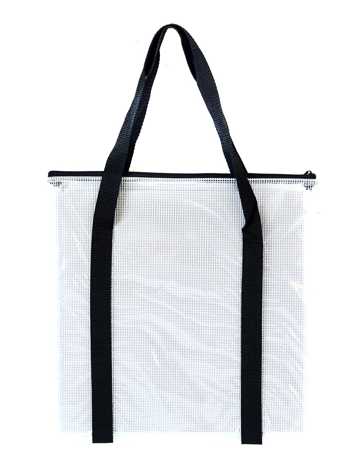 Mesh-Reinforced Vinyl Bags Deluxe Bag with Handles 12 in. x 16 in.