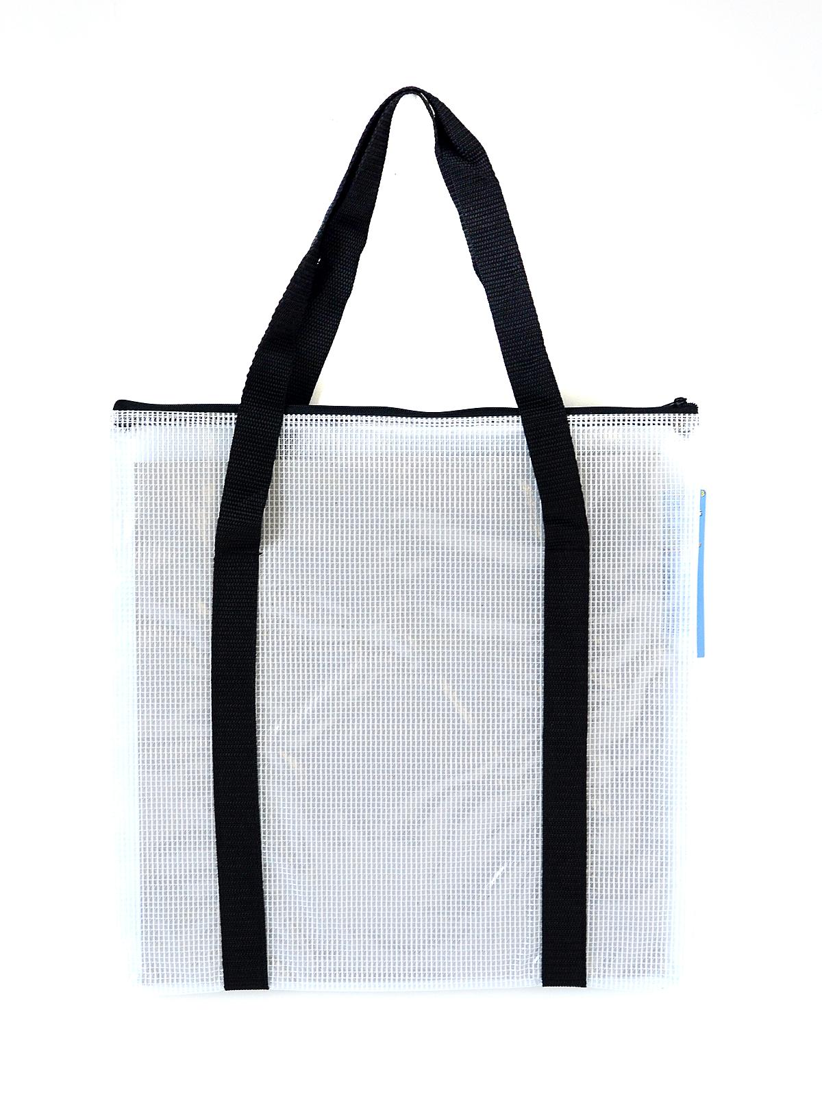 Mesh-Reinforced Vinyl Bags Deluxe Bag With Handles 13 In. X 13 In.