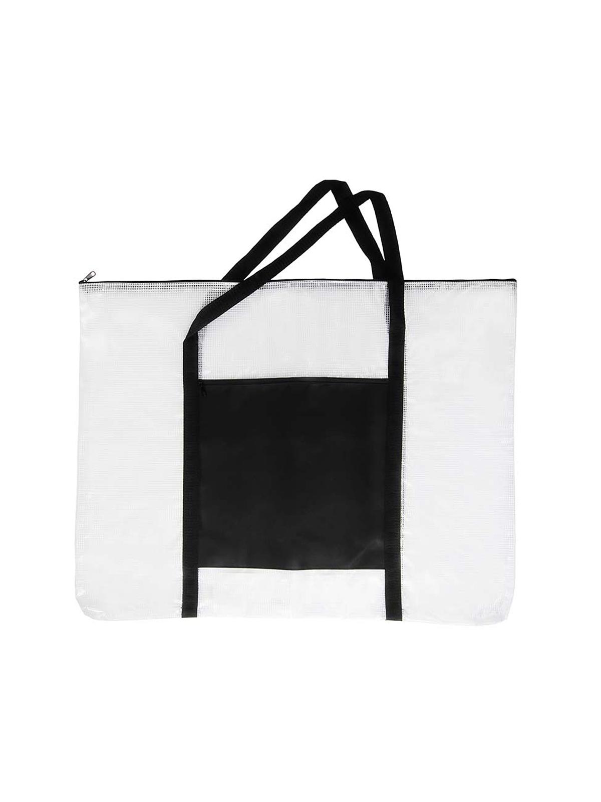 Mesh-reinforced Vinyl Bags Deluxe Bag With Handles 20 In. X 26 In.