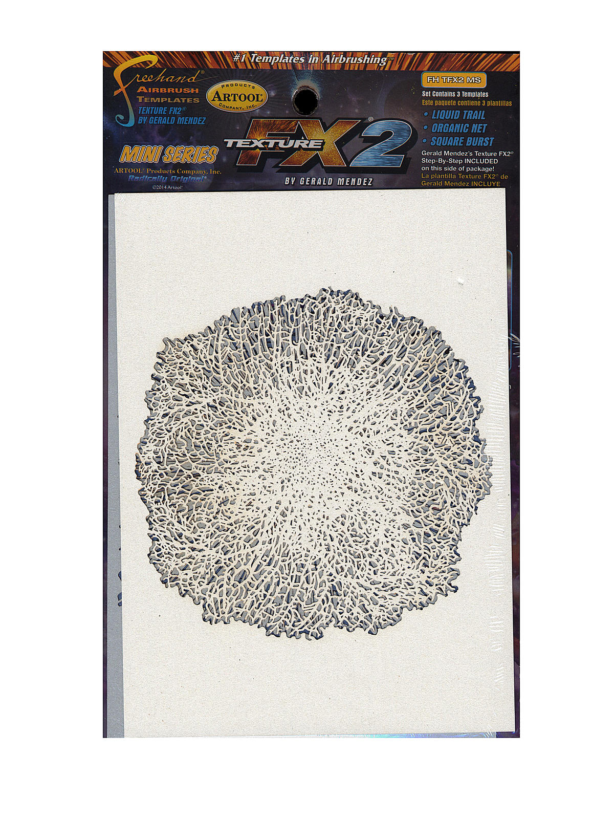 Texture Mini Series Airbrush Templates Fx2 Set Of 3