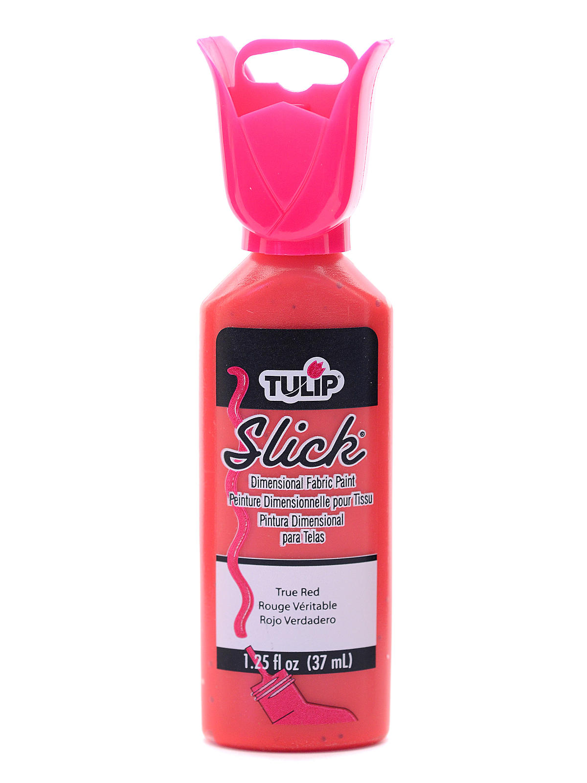 Slick Dimensional Fabric Paint true red 1 1 4 oz.