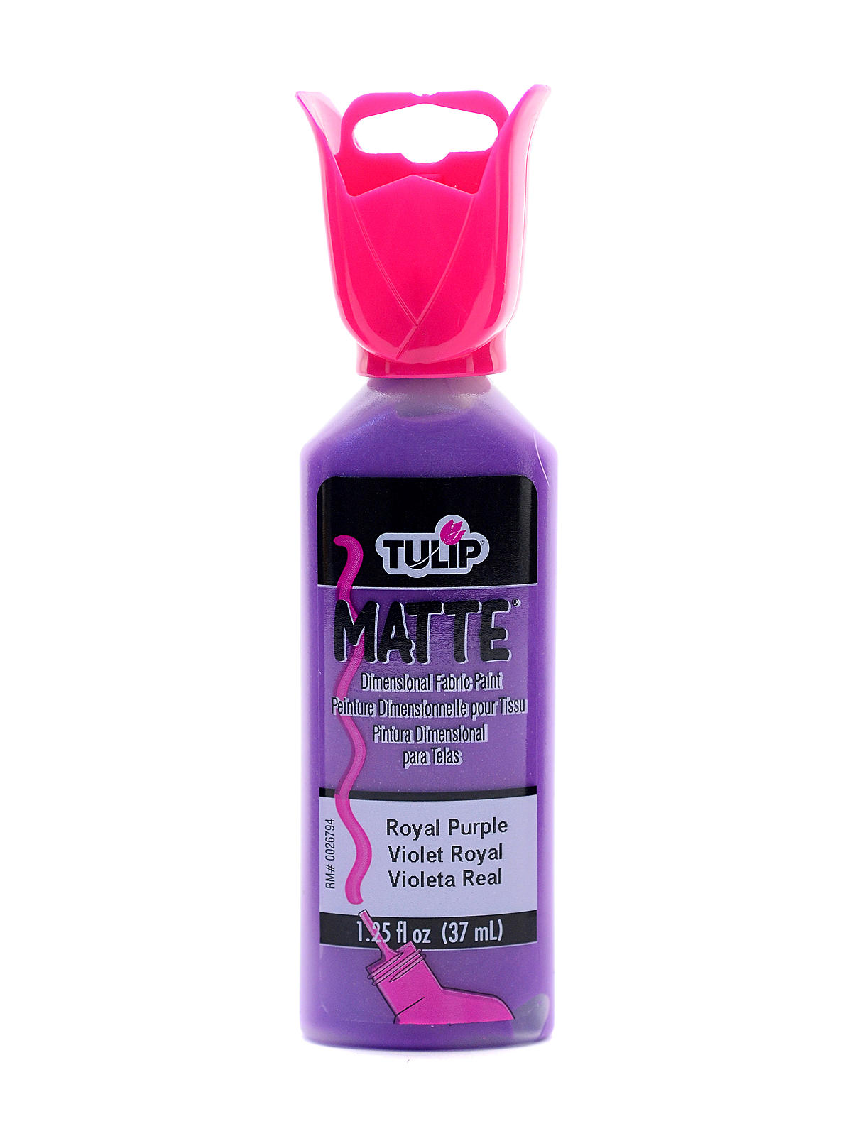 Matte Dimensional Fabric Paint royal purple 1 1 4 oz.