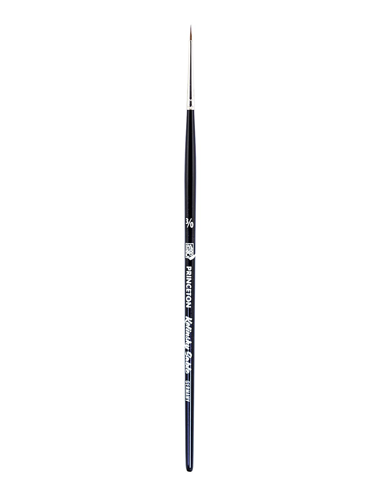 Series 7050 Short Handled Siberia Brushes size 3 0 round