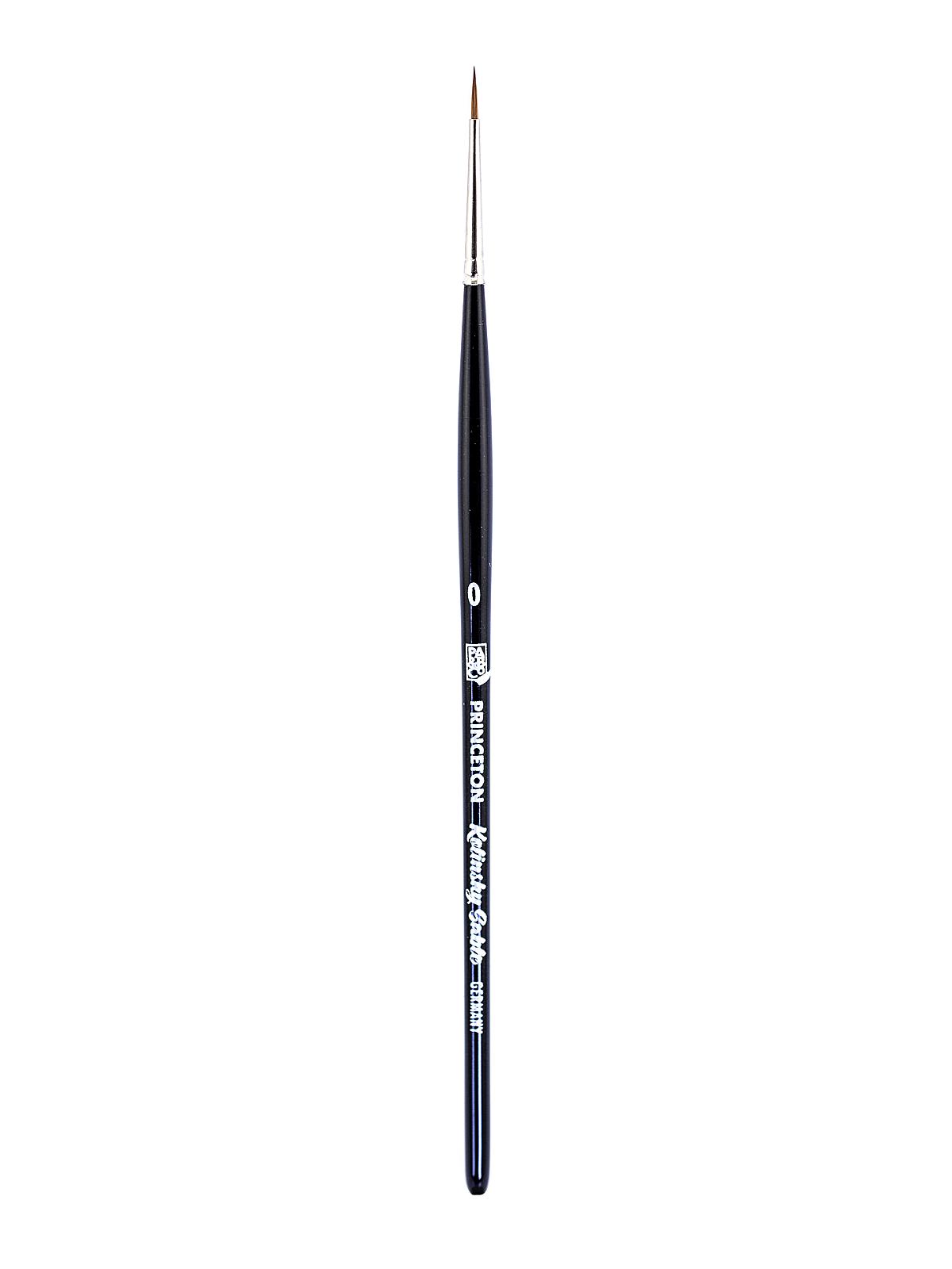 Series 7050 Short Handled Siberia Brushes size 0 round