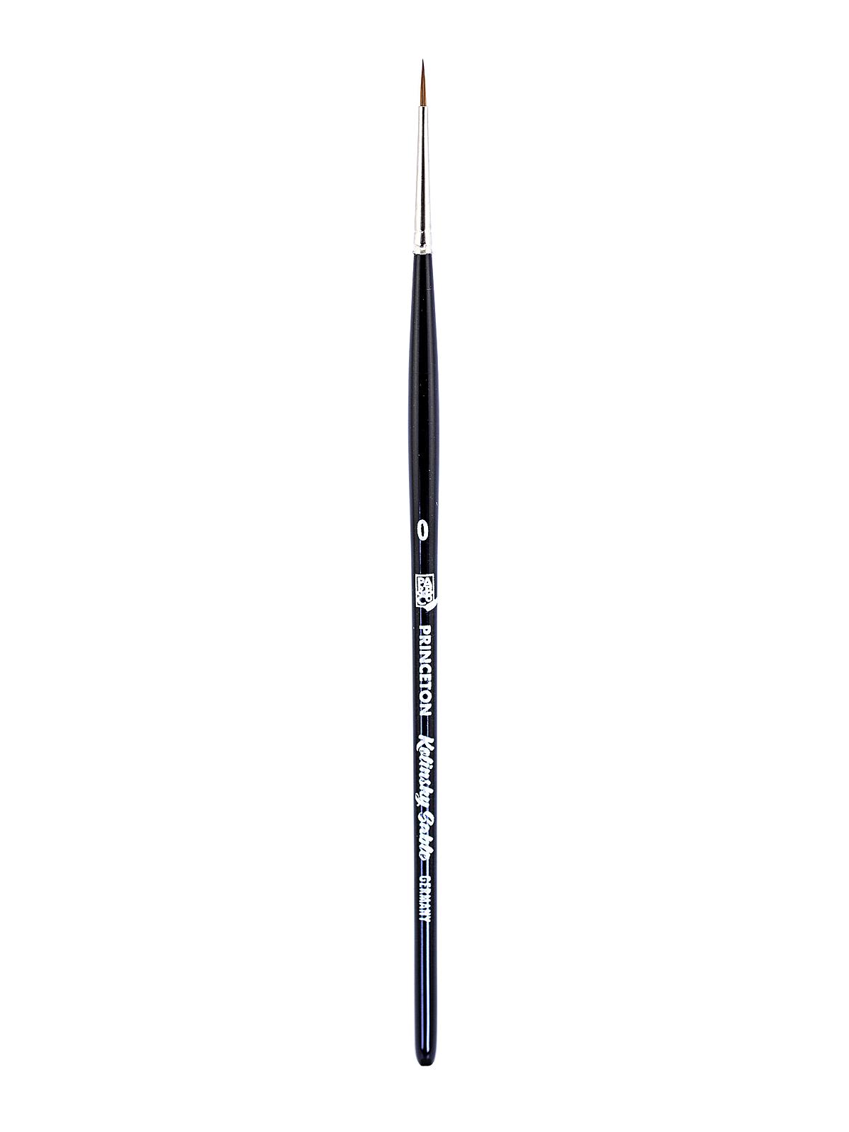 Series 7050 Short Handled Kolinsky Sable Brushes Size 0 Round