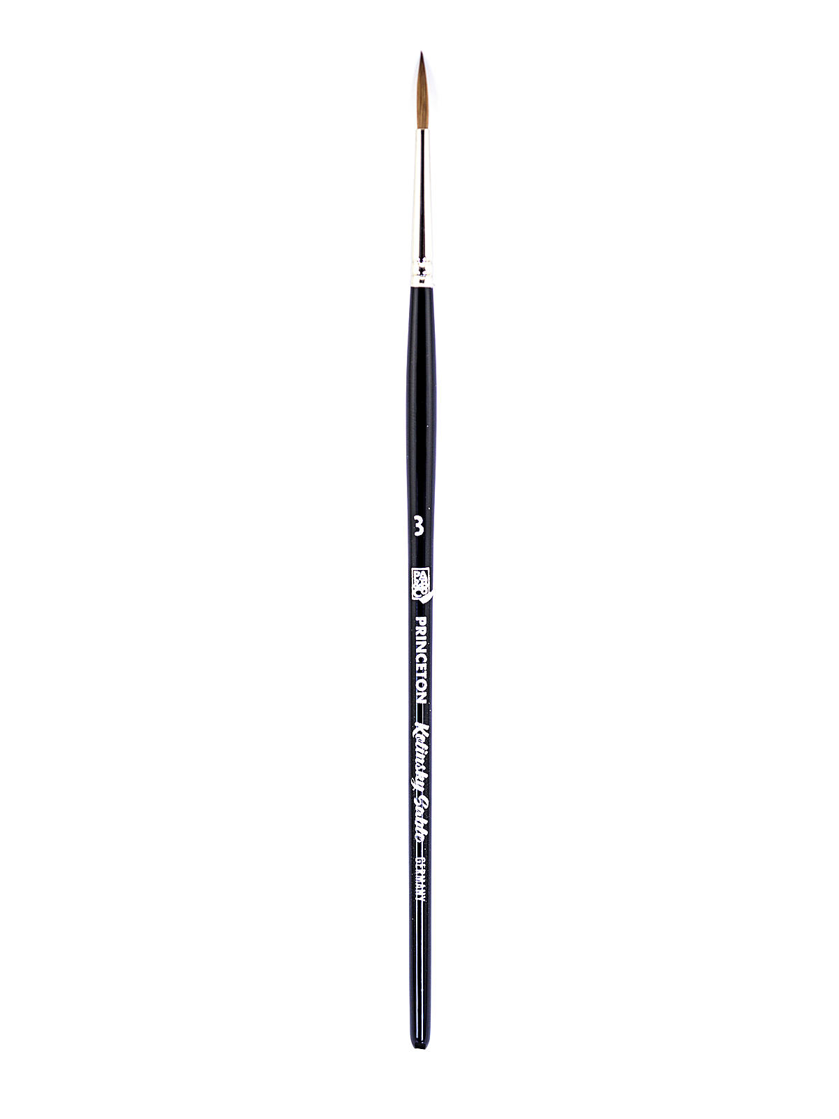 Series 7050 Short Handled Siberia Brushes size 3 round