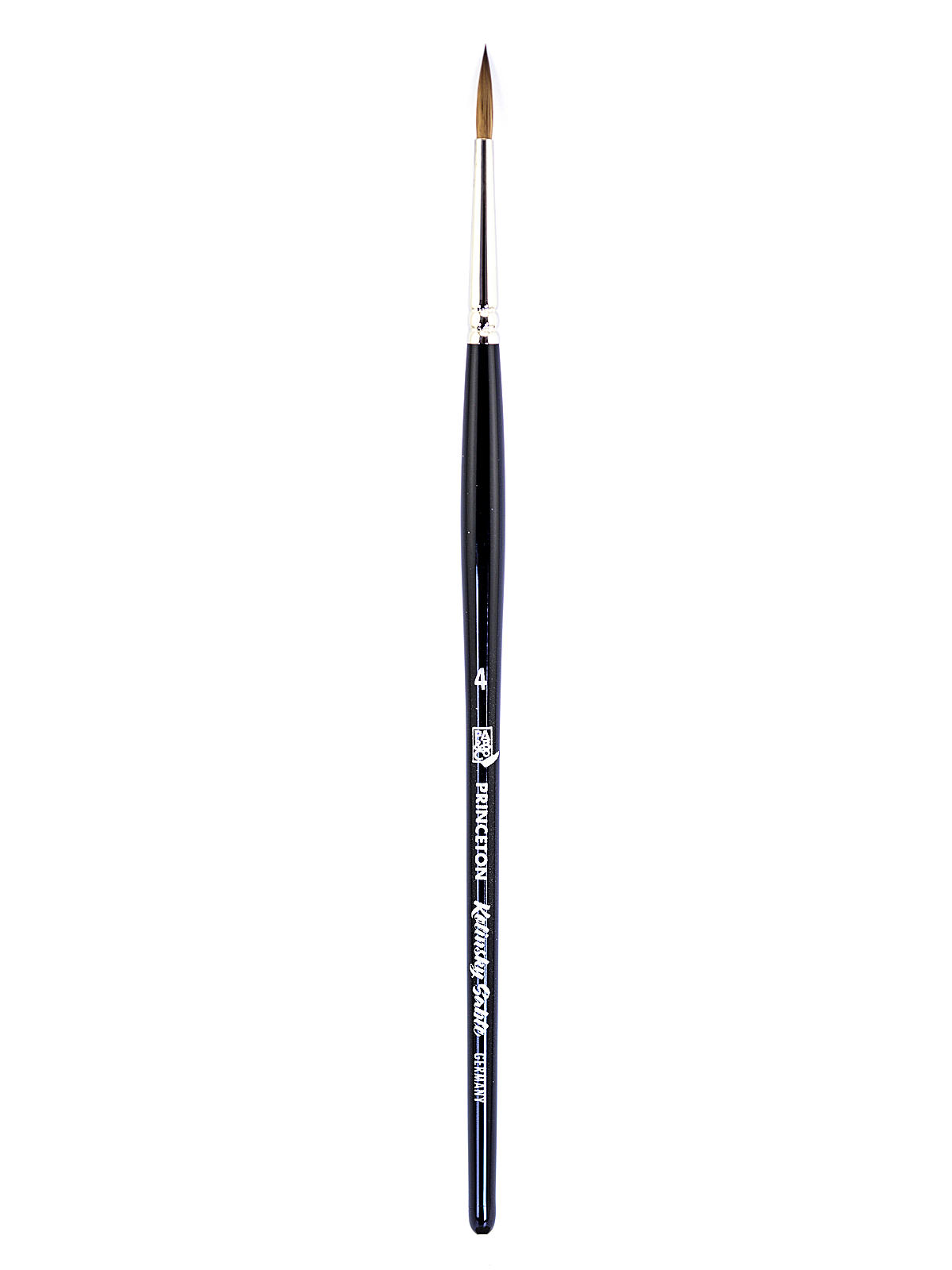 Series 7050 Short Handled Kolinsky Sable Brushes Size 4 Round