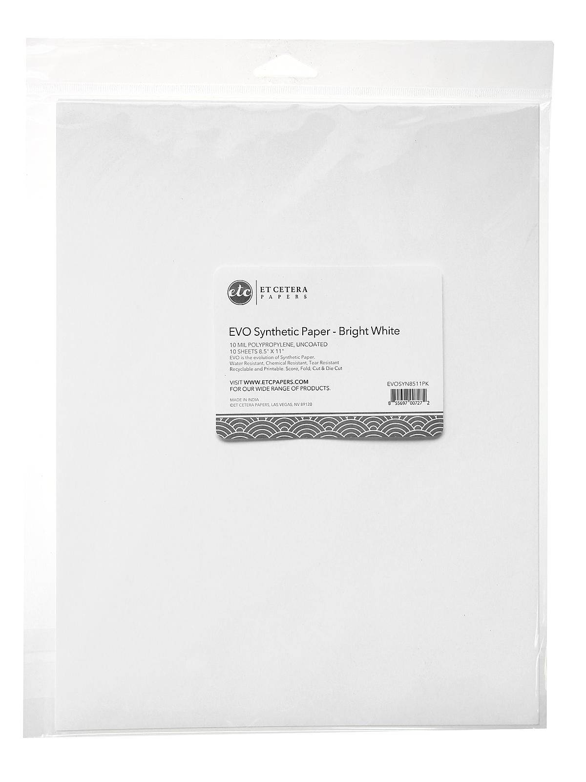 EVO Synthetic 8 1 2 In. X 11 In. Pack Of 10 Pack Of 10