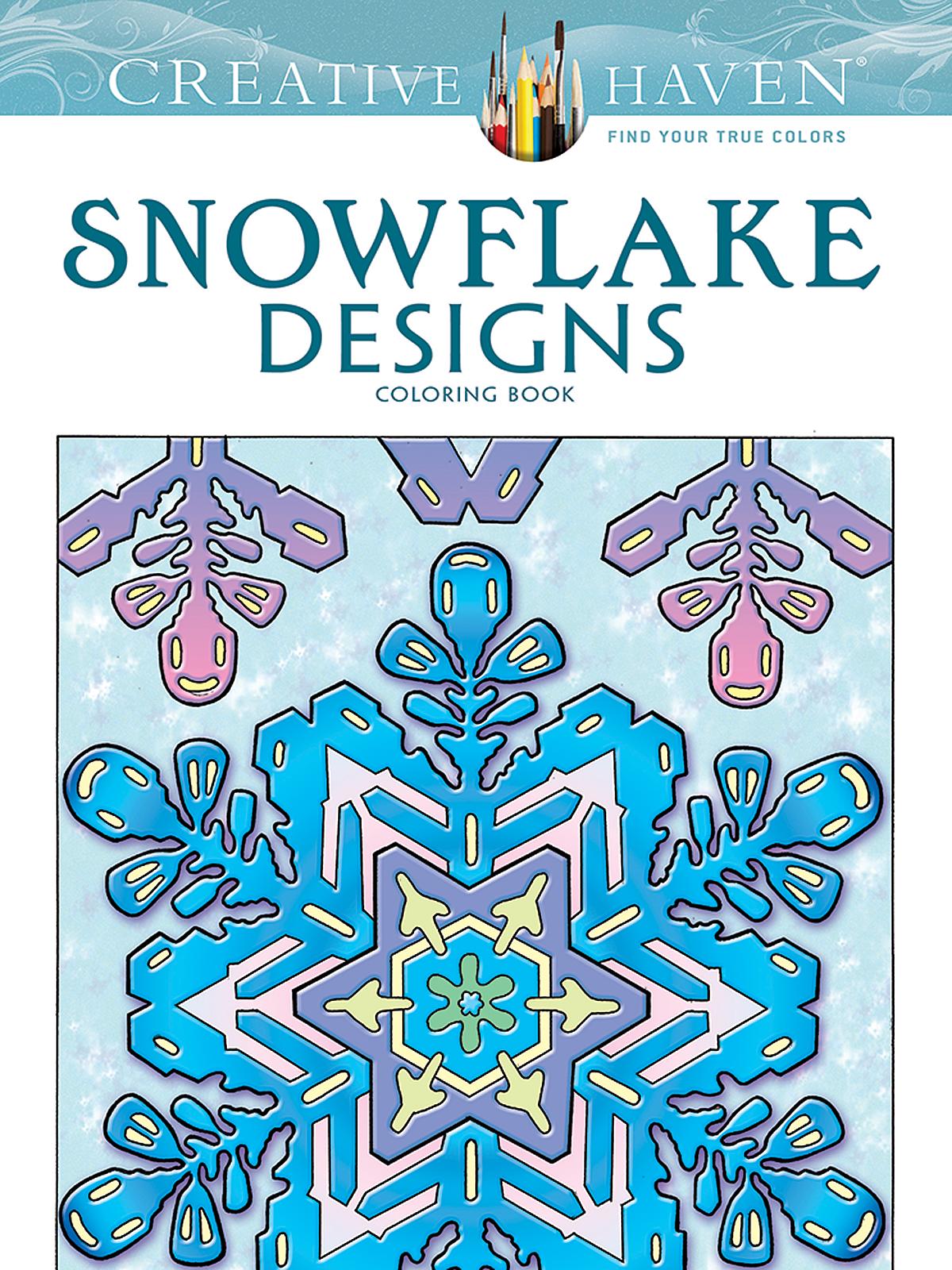 Creative Haven Coloring Books Snowflake Designs
