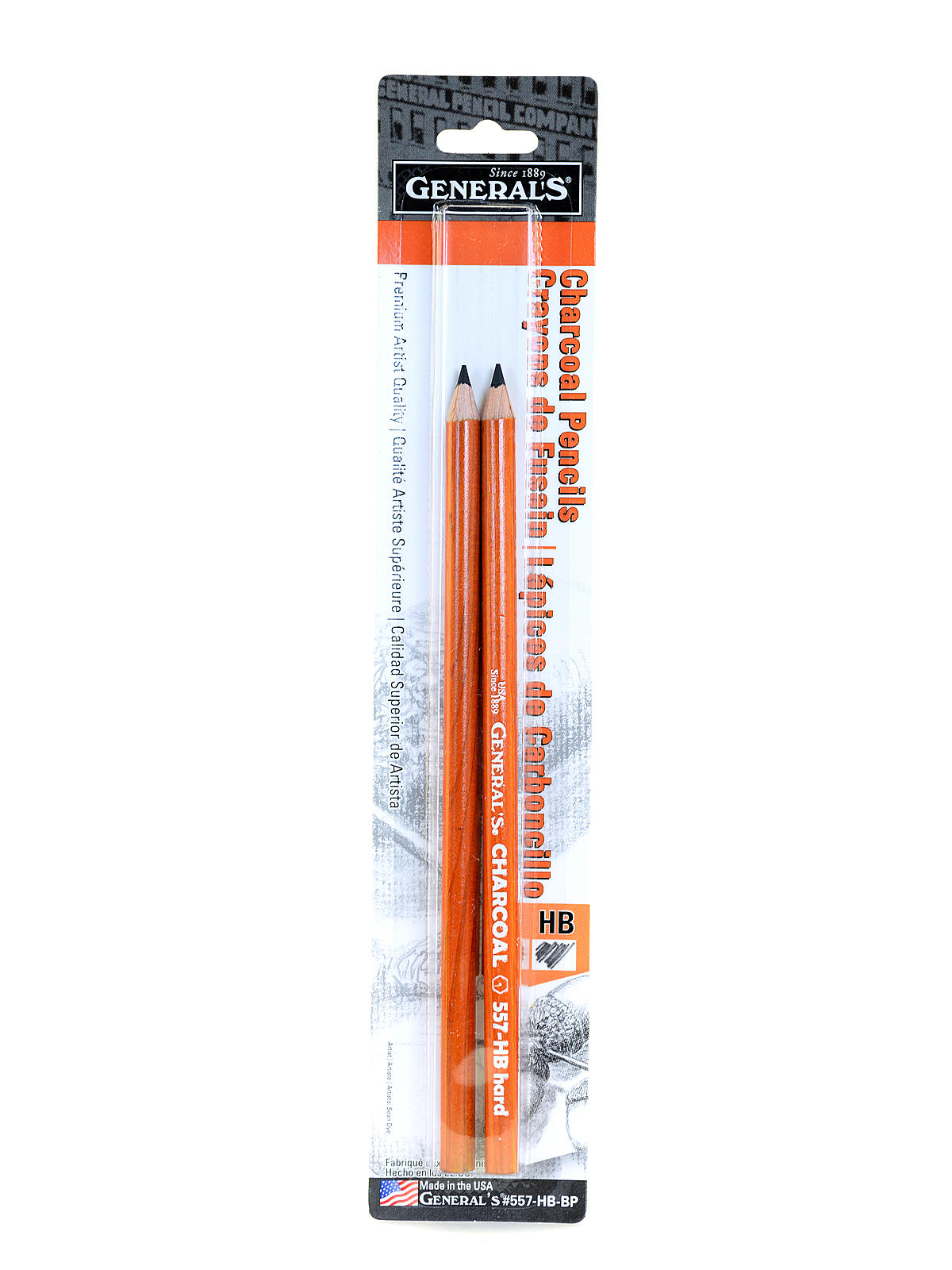 557 Series Charcoal Pencils Hb Pack Of 2