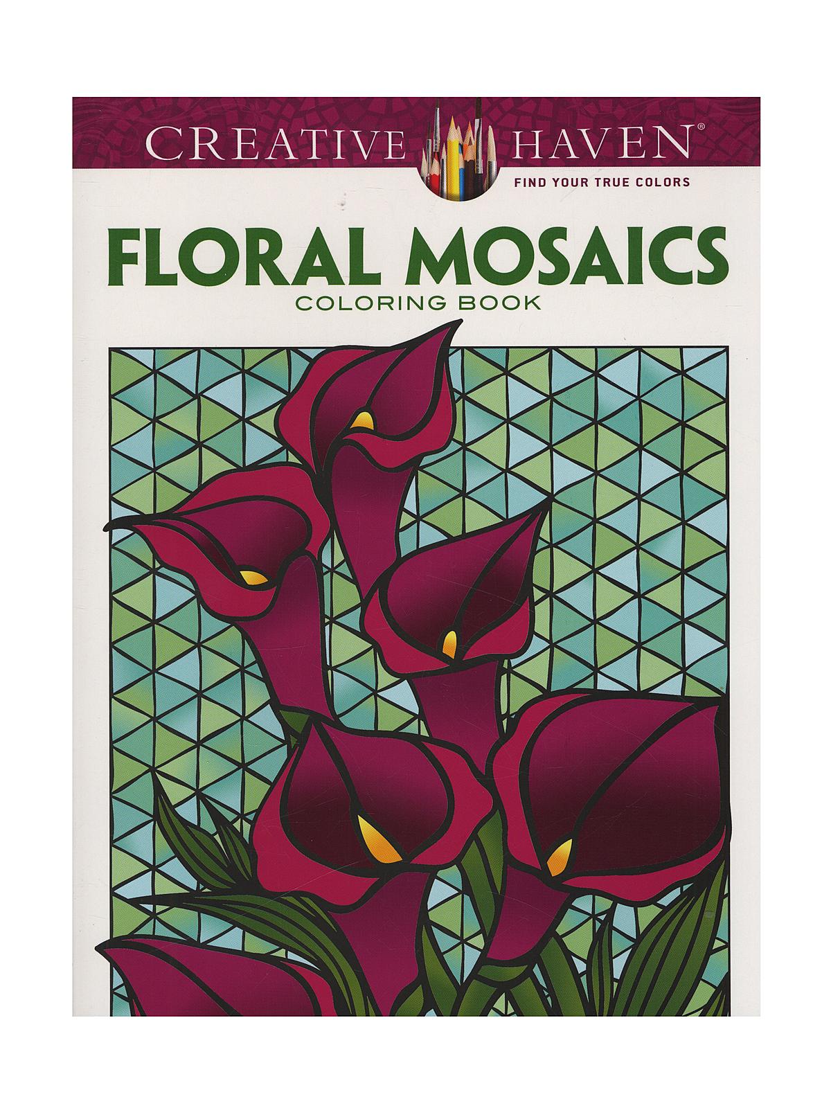 Creative Haven Coloring Books Floral Mosaics