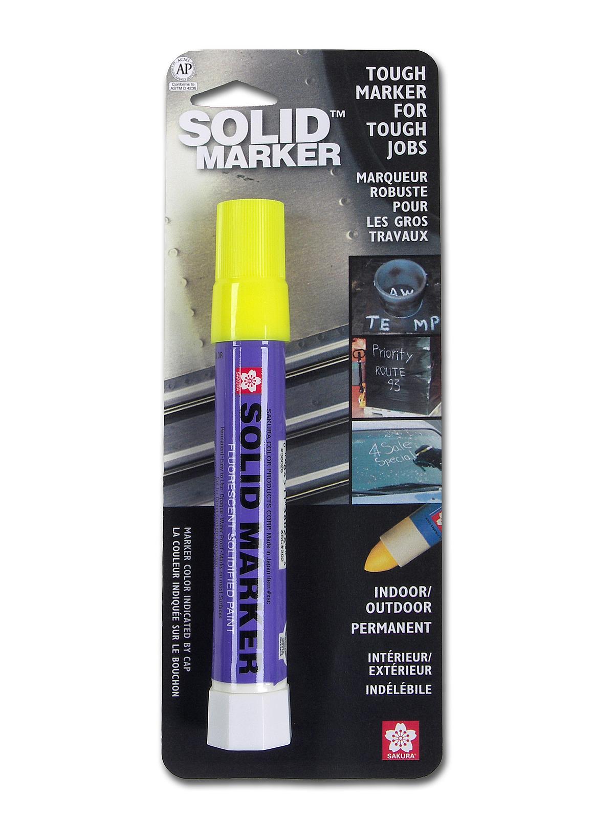 Solid Markers Original Fluorescent Lemon