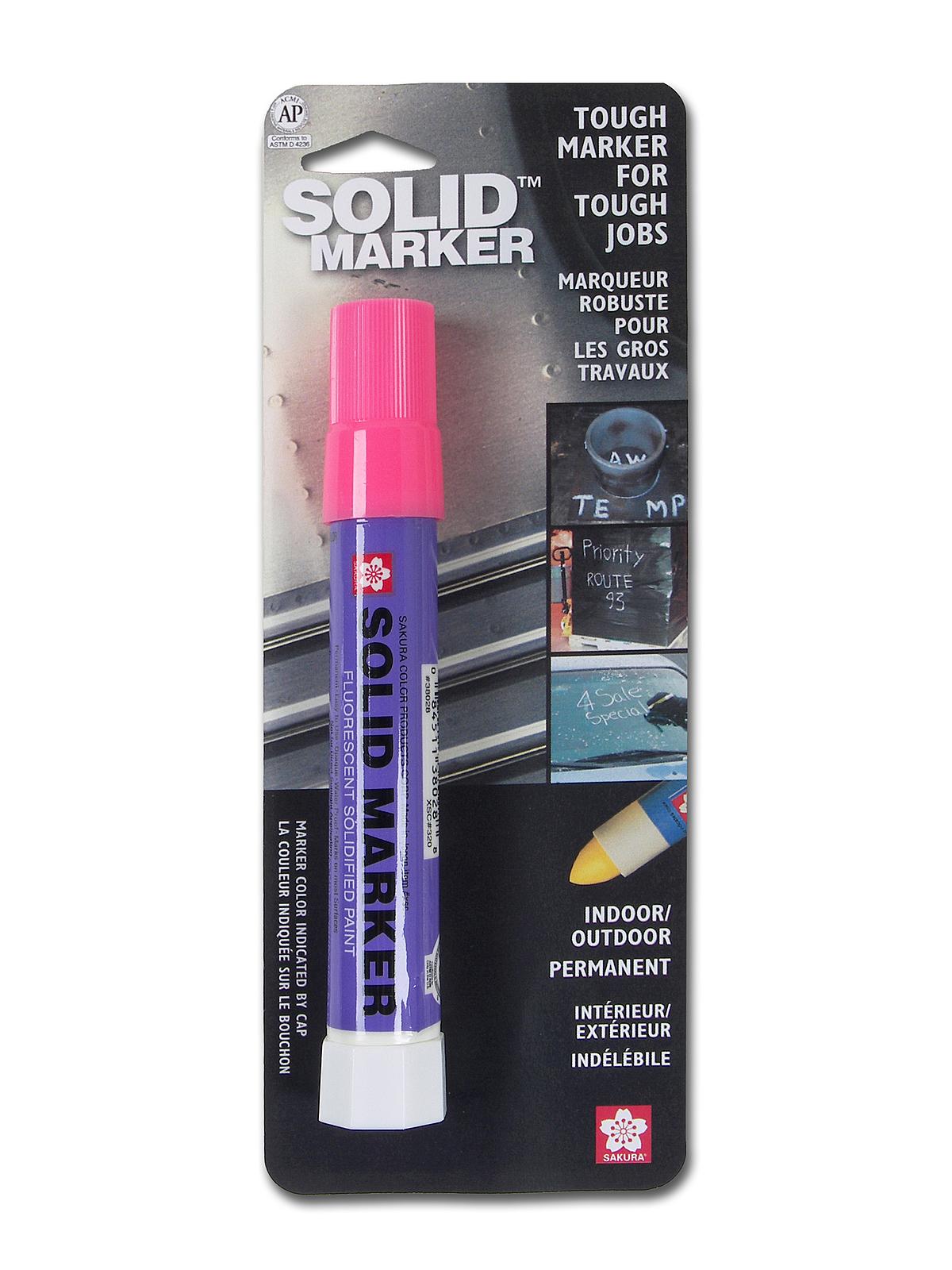 Solid Markers Original Fluorescent Pink