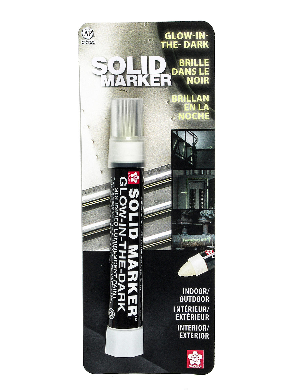 Solid Markers Original glow in the dark