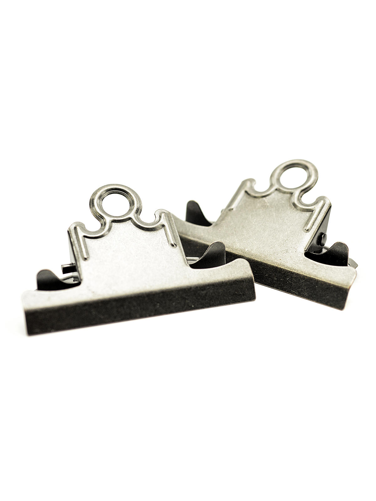 Idea-ology Fasteners Pack Of 2 Antique Nickel Finish 3 In. Clipboard Clip
