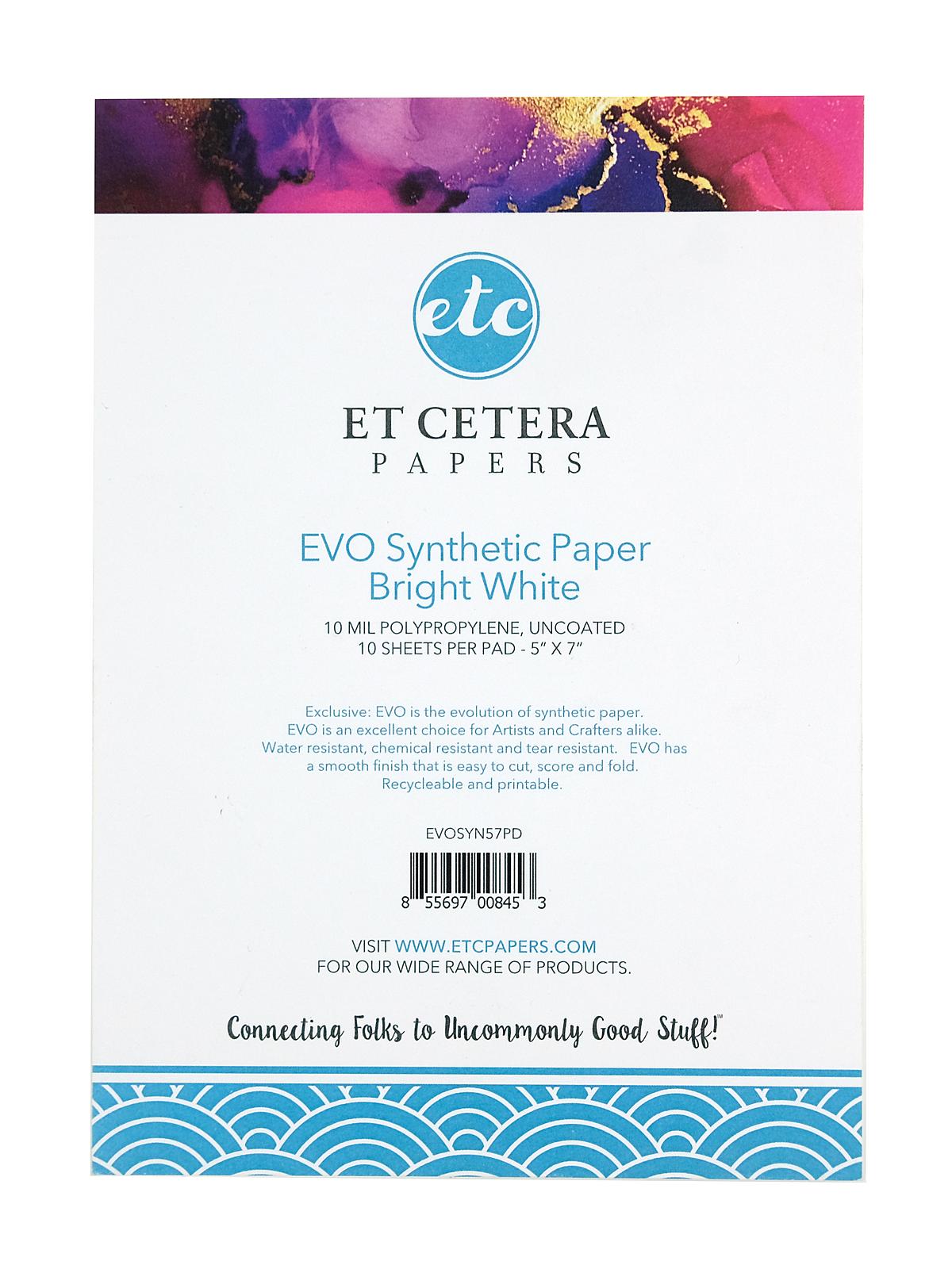 EVO Synthetic 5 in. x 7 in. pack of 10