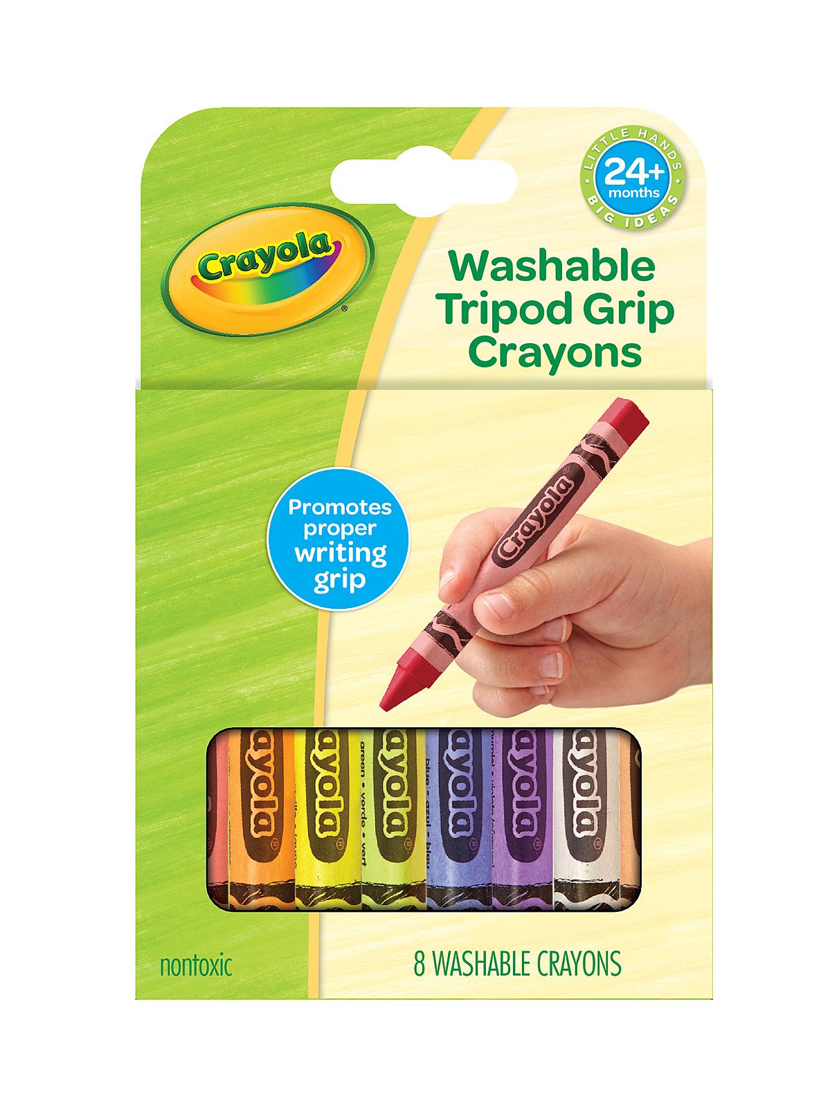 My First  Washable Triangular Crayons box of 8