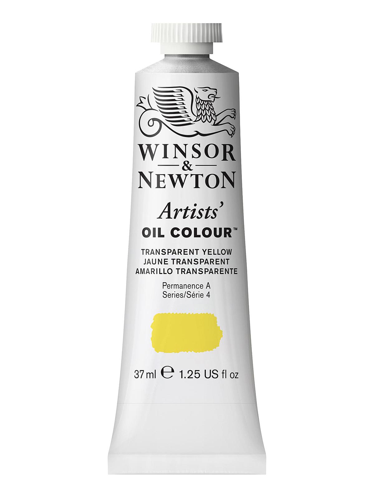 Artists' Oil Colours transparent yellow 653 37 ml