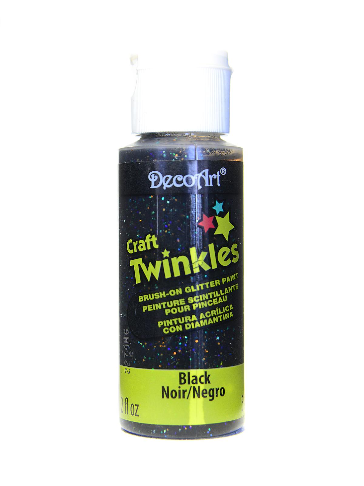 Craft Twinkles Glitter Paint Black
