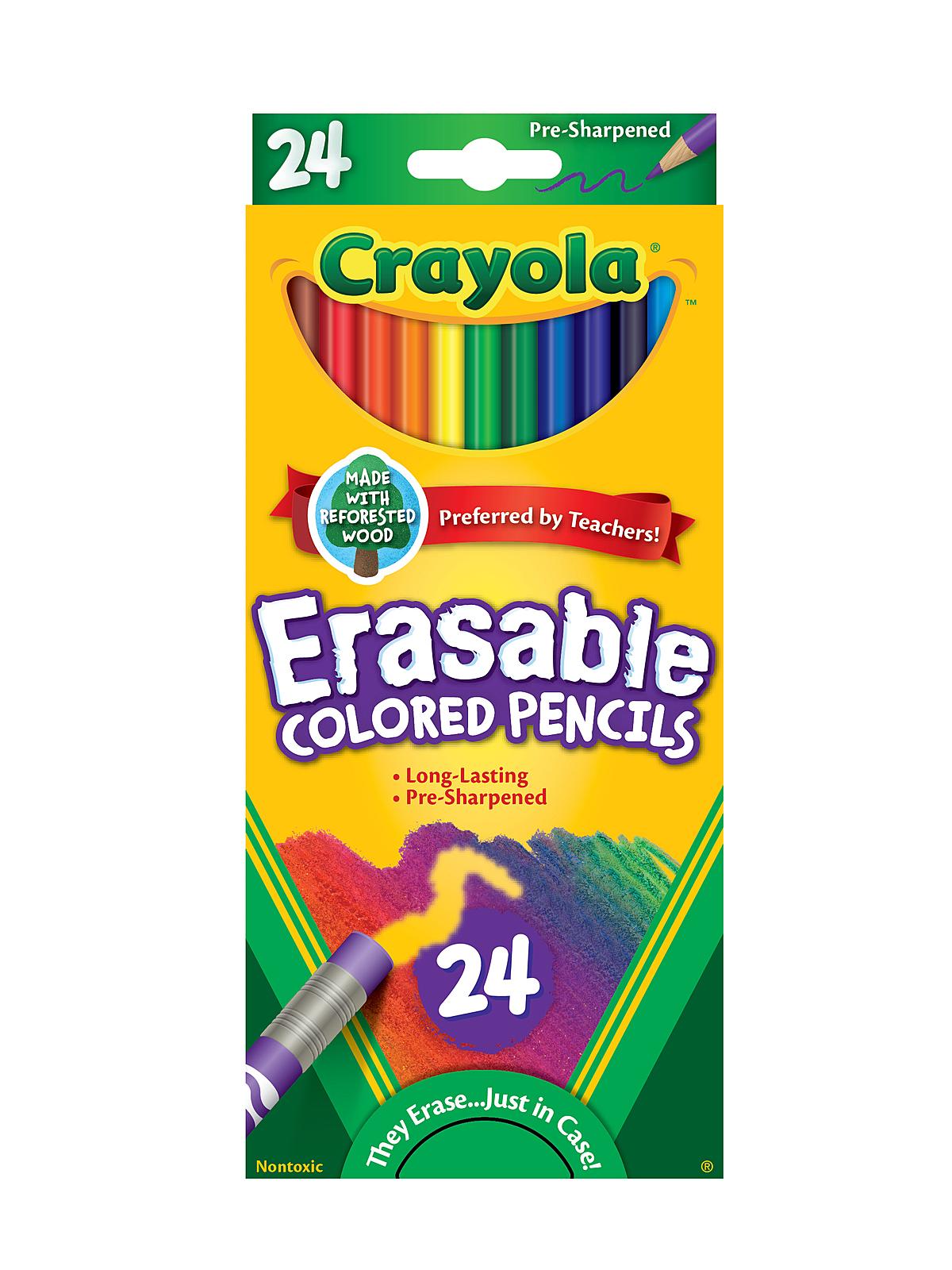 Erasable Colored Pencils Set Of 24