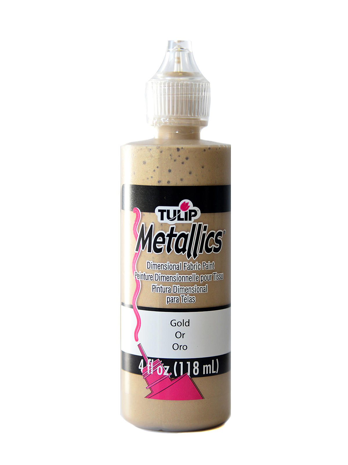 Metallic Dimensional Fabric Paint gold 4 oz.