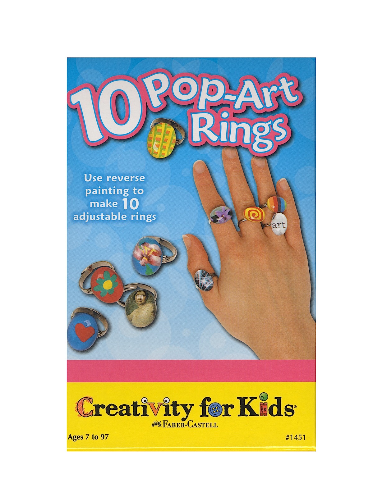 10 Pop-art Rings Mini Kit Each