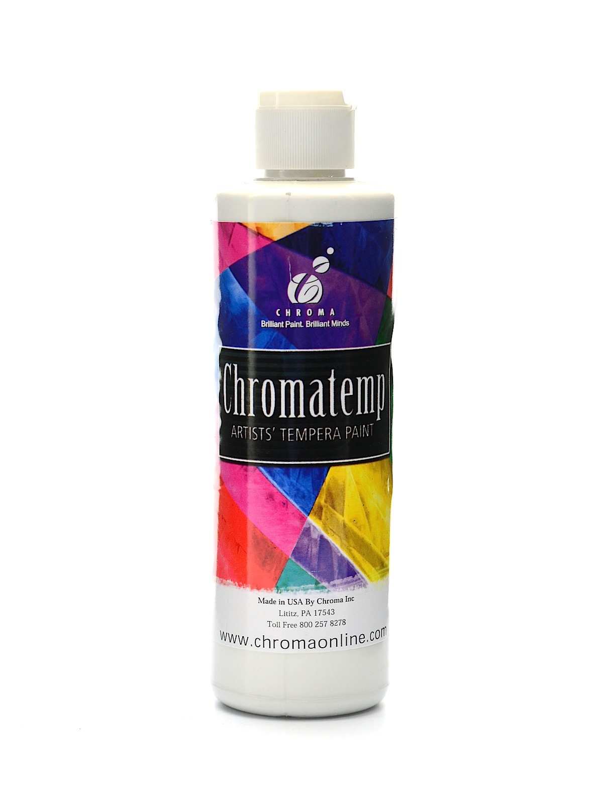 ChromaTemp Artists' Tempera Paint white 8 oz.