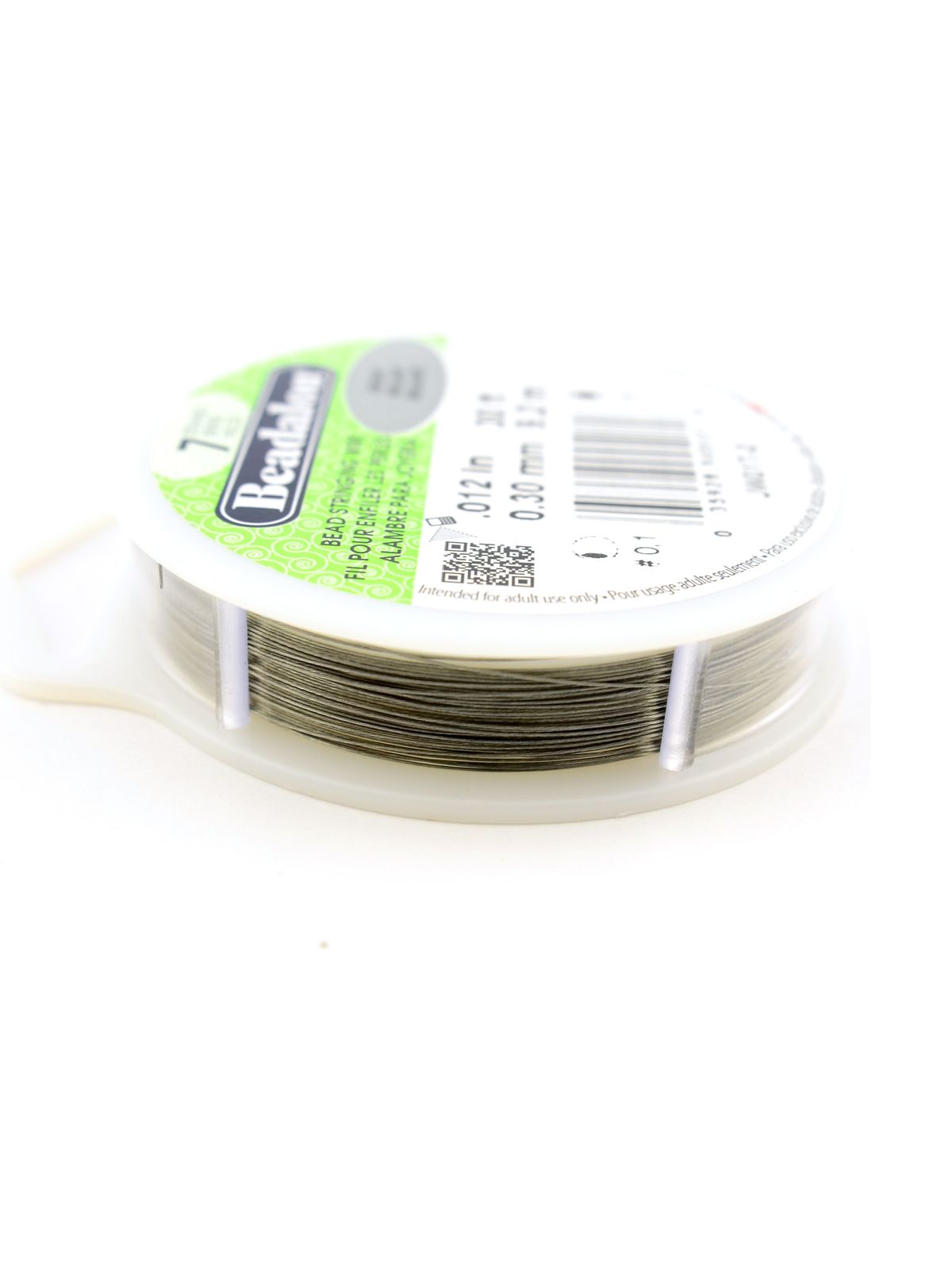 7 Strand Bead Stringing Wire Bright .012 In. (0.30 Mm) 30 Ft. Spool