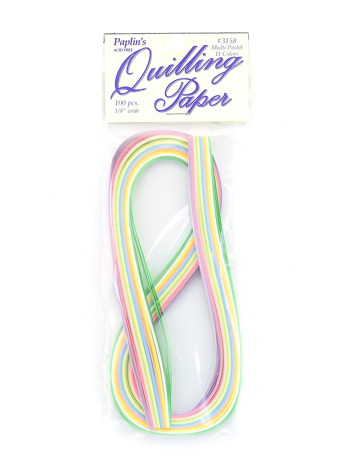 Quilling Paper 1 8 In. X 22 3 4 In. Pastel Pack Of 100