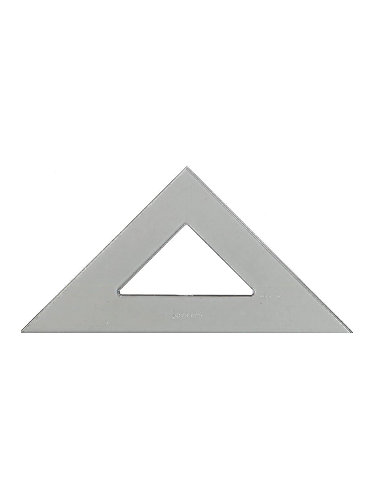 Transparent Triangles Professional-45 90 Degree 8 In.