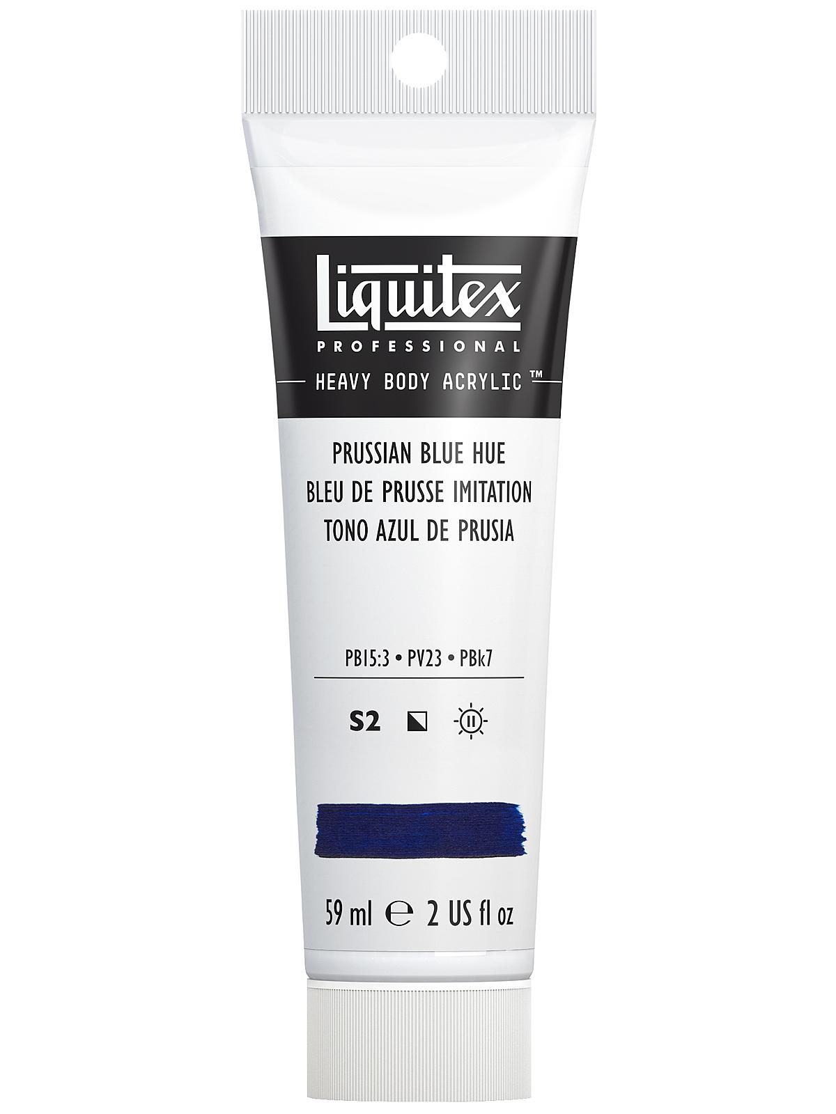 Heavy Body Professional Artist Acrylic Colors Prussian blue hue 2 oz.