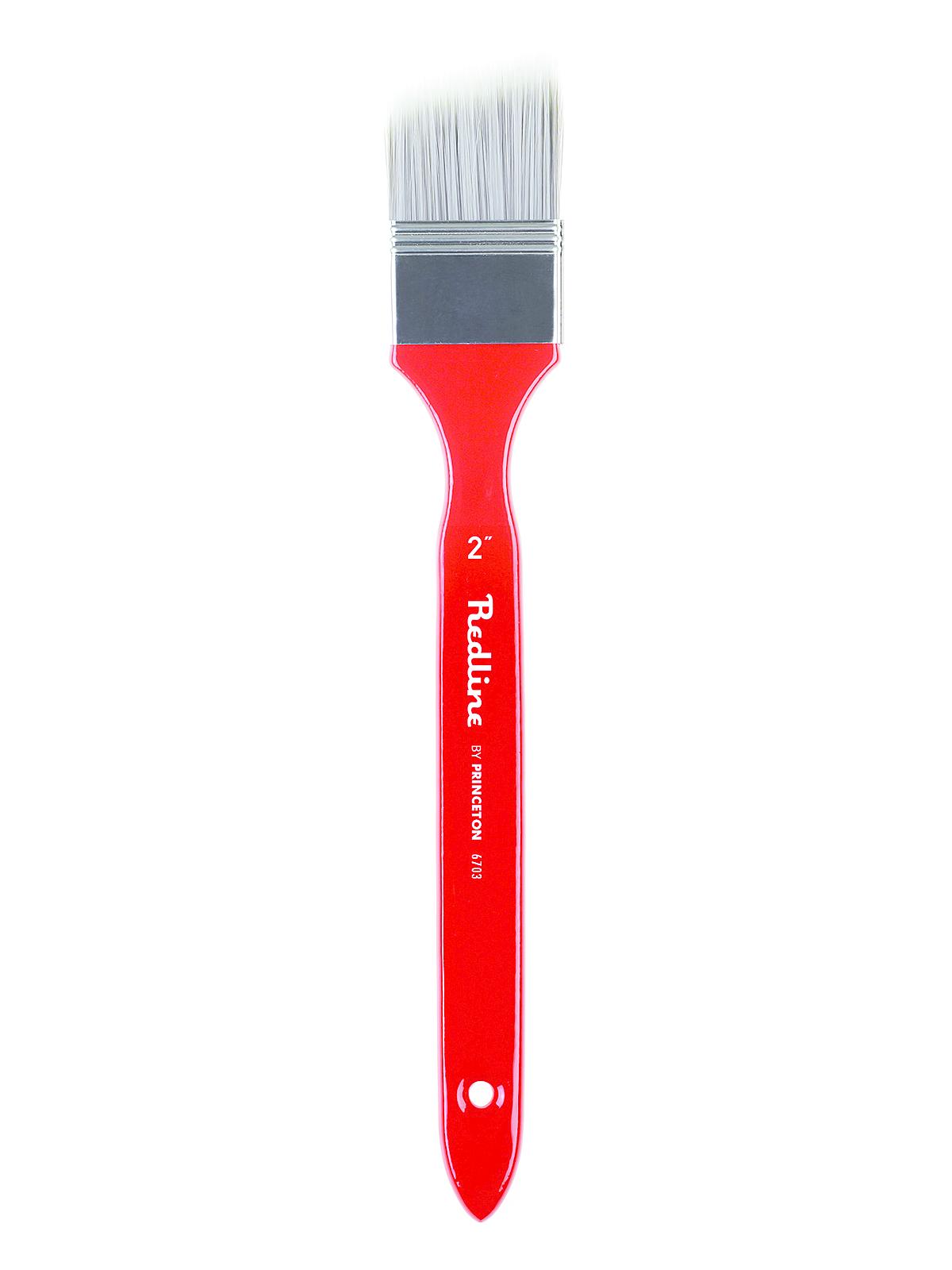 Series 6700 Red Line Brushes 2 In. Angular Long Handled Mottler