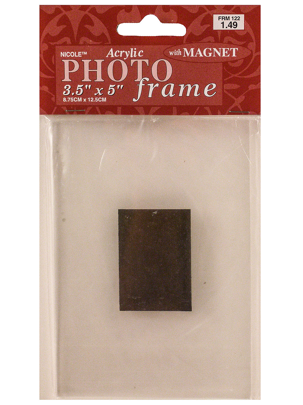 Acrylic Photo Frames Magnet Mount 3 1 2 In. X 5 In.