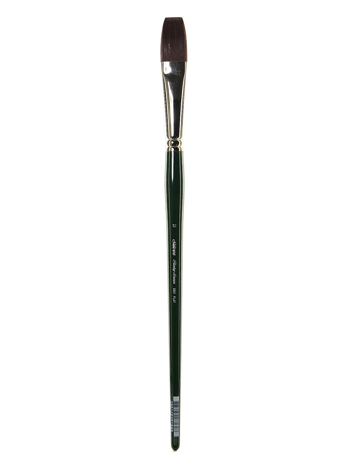Ruby Satin Series Synthetic Brushes Long Handle 12 flat 2501