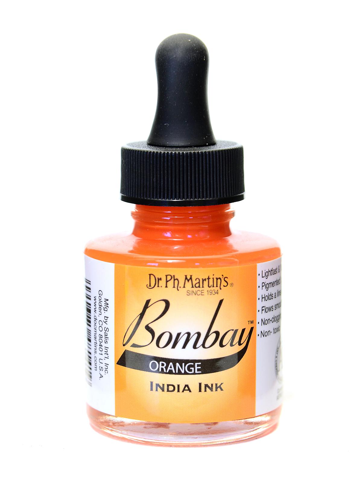 Bombay India Ink 1 Oz. Orange