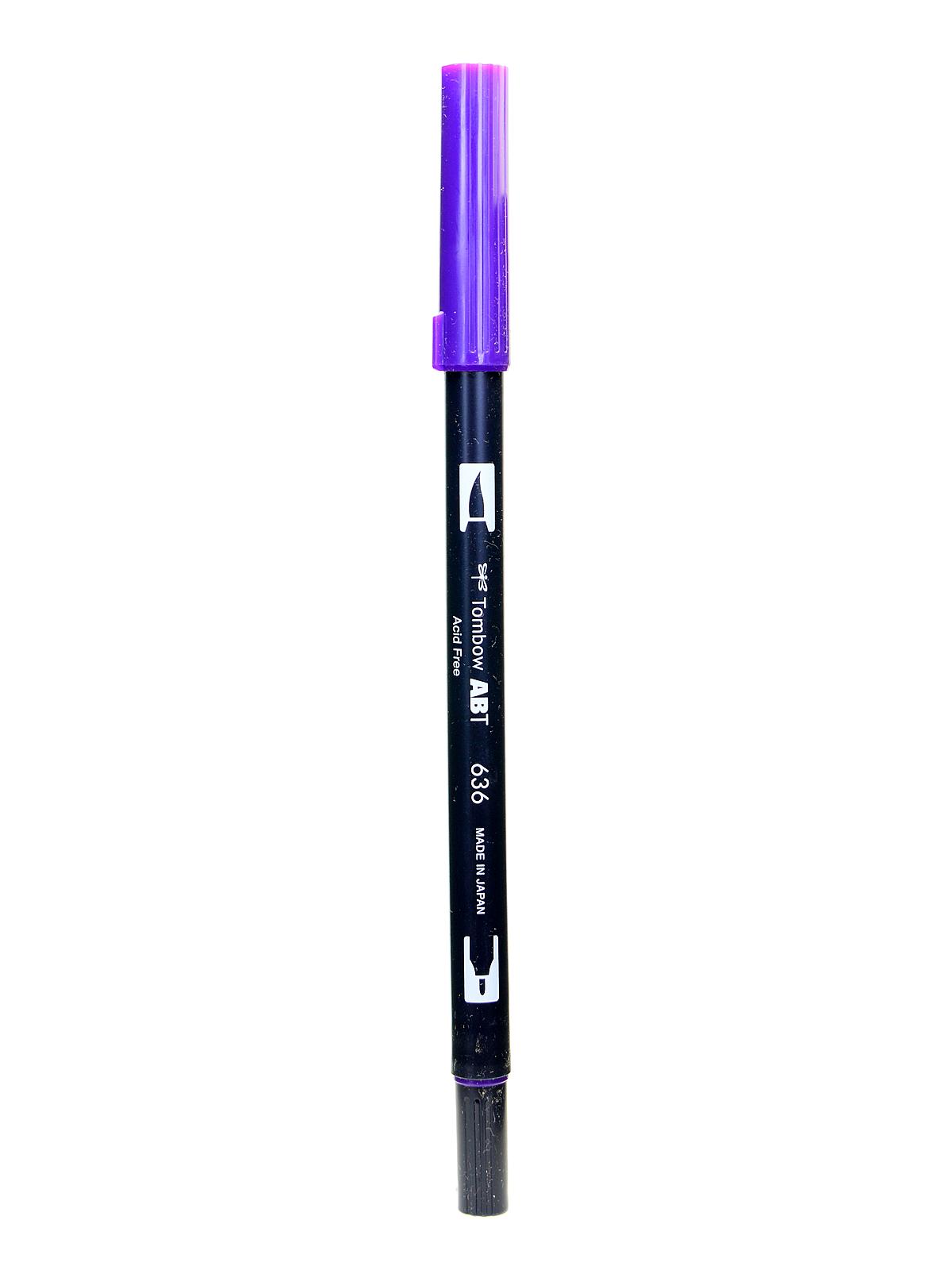 Dual End Brush Pen Imperial Purple 636