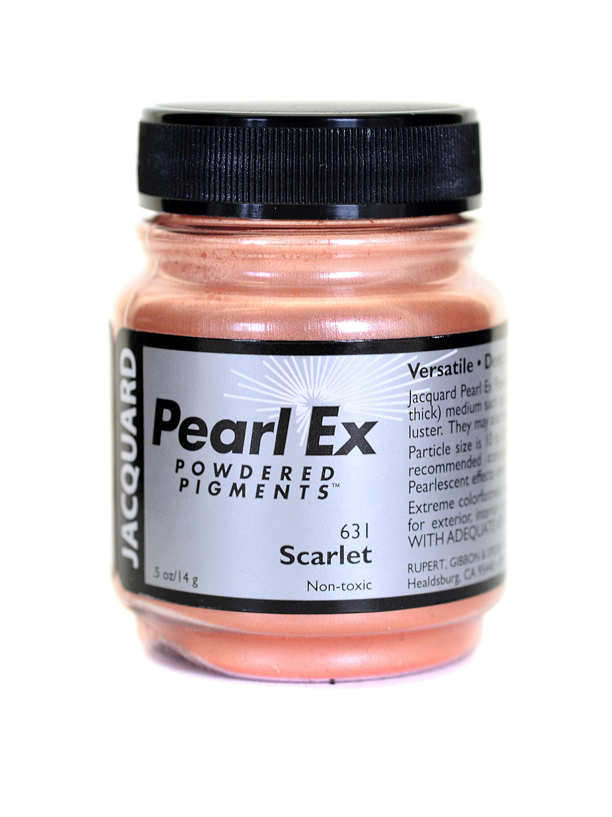 Pearl Ex Powdered Pigments Scarlet 0.50 Oz.