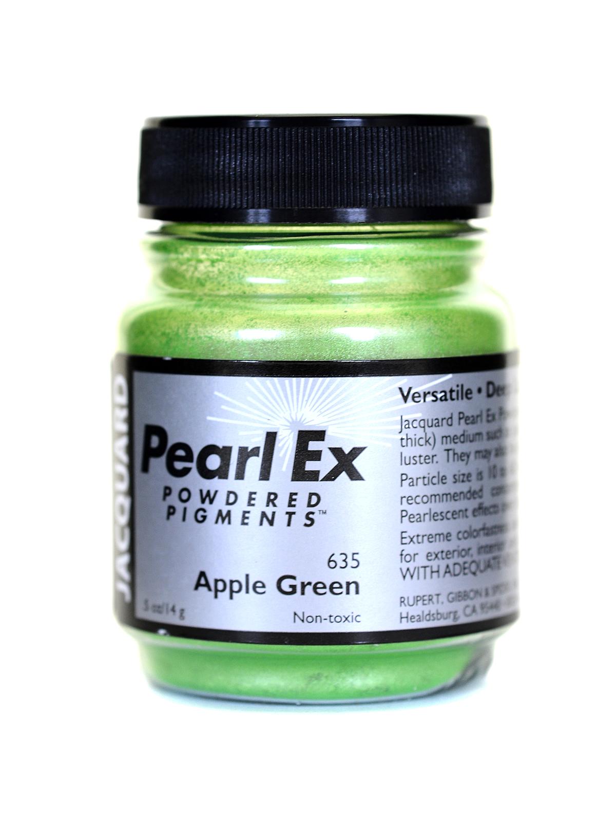 Pearl Ex Powdered Pigments apple green 0.50 oz.