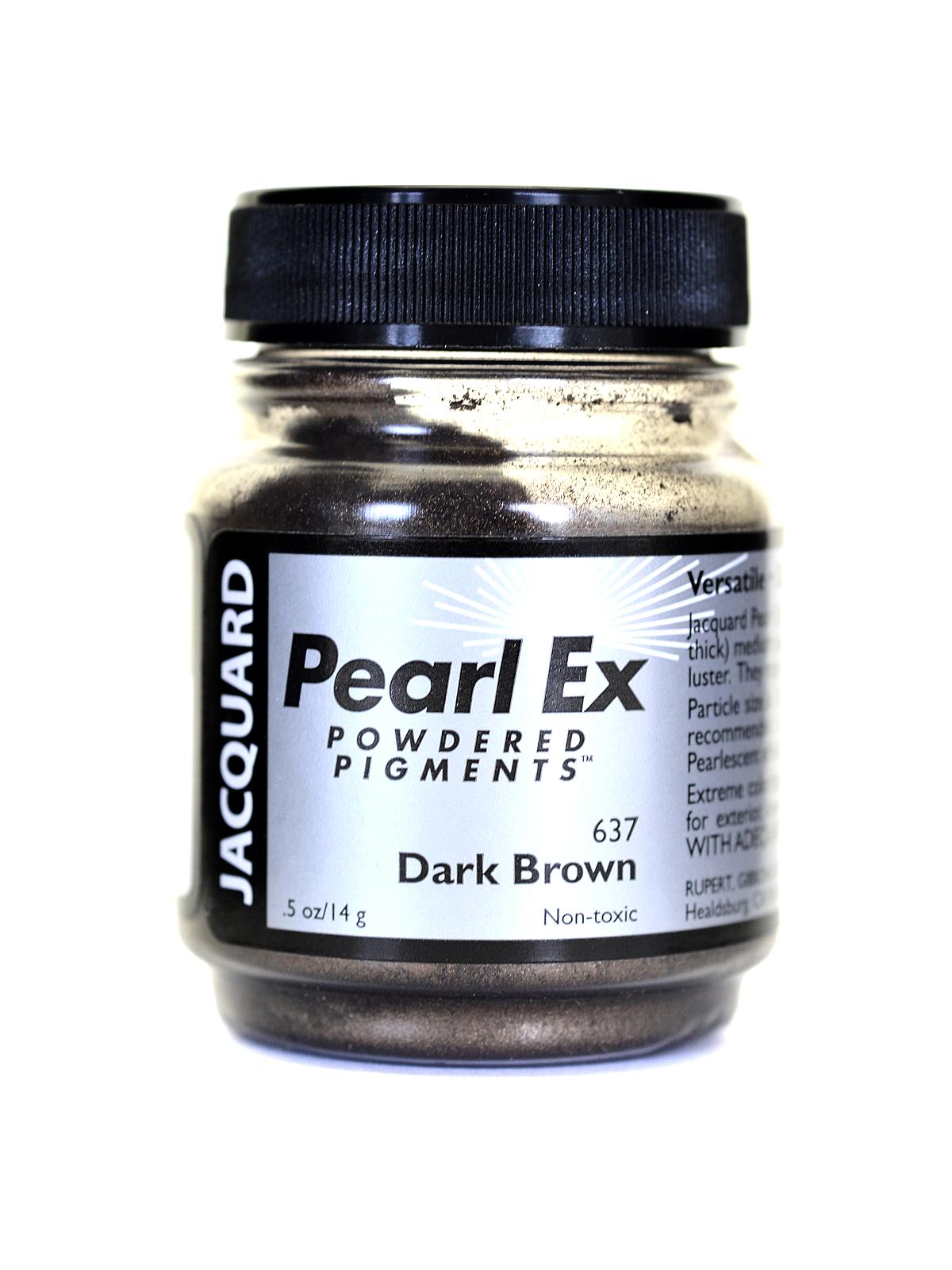 Pearl Ex Powdered Pigments dark brown 0.50 oz.