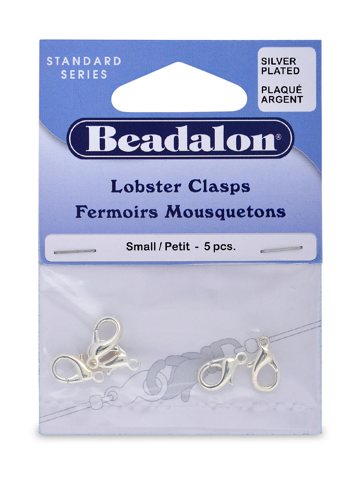 Lobster Clasps Small Silver Pack Of 5