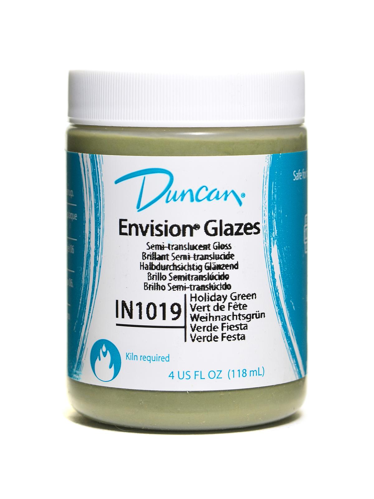 Envision Glazes Holiday Green Translucent 4 Oz.
