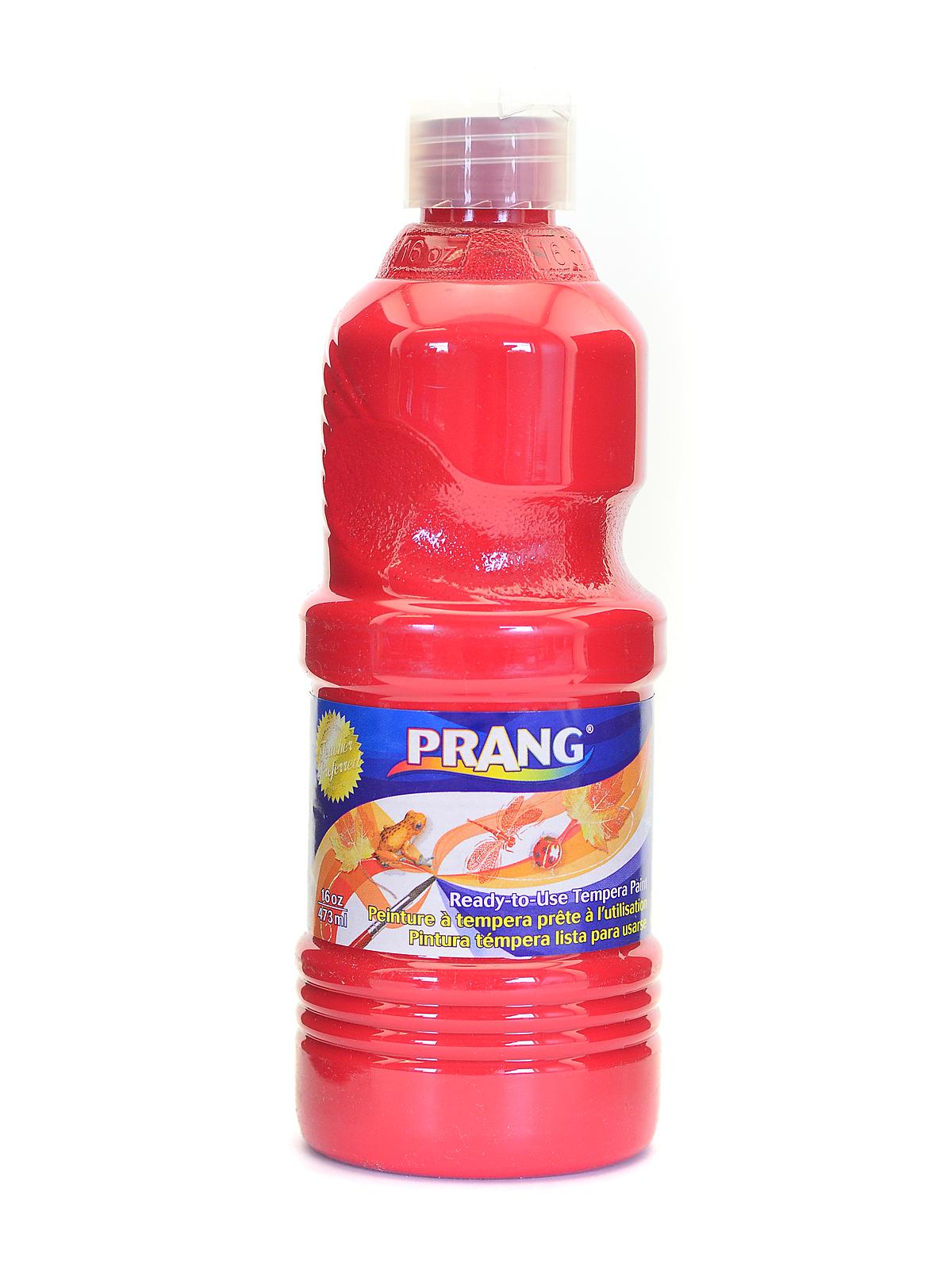 Ready To Use Tempera Paint red 16 oz.