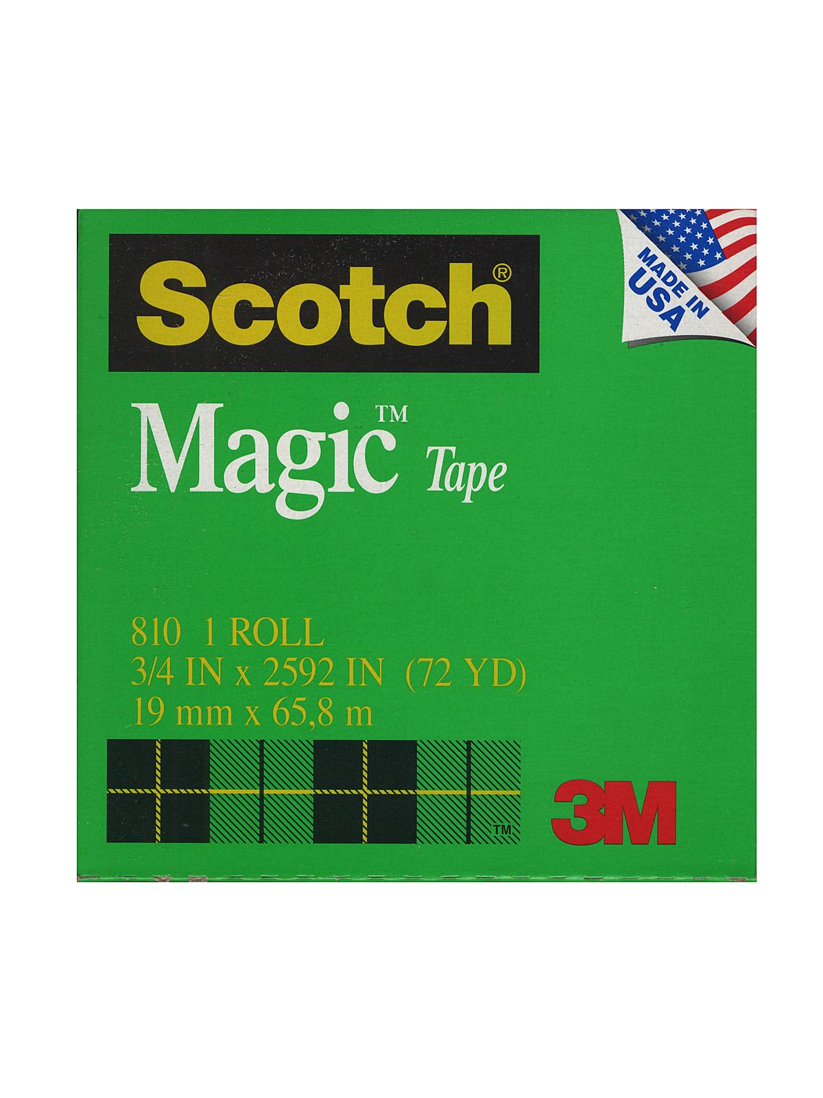 Magic Tape 3 4 in. x 72 yd. refill roll with 3 in. core 810