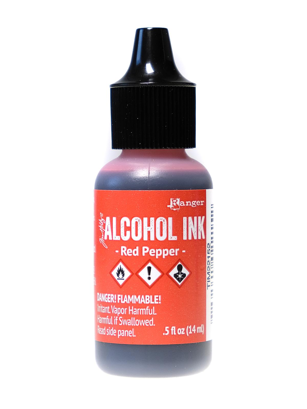 Tim Holtz Alcohol Inks red pepper 0.5 oz. bottle