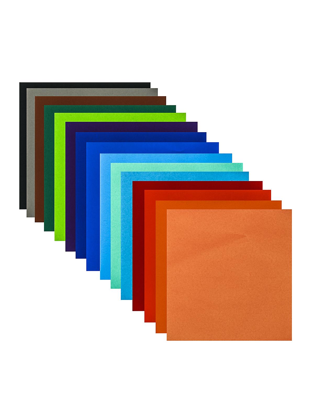 Fold'ems Origami Paper bright assortment 5 7 8 in. pack of 100