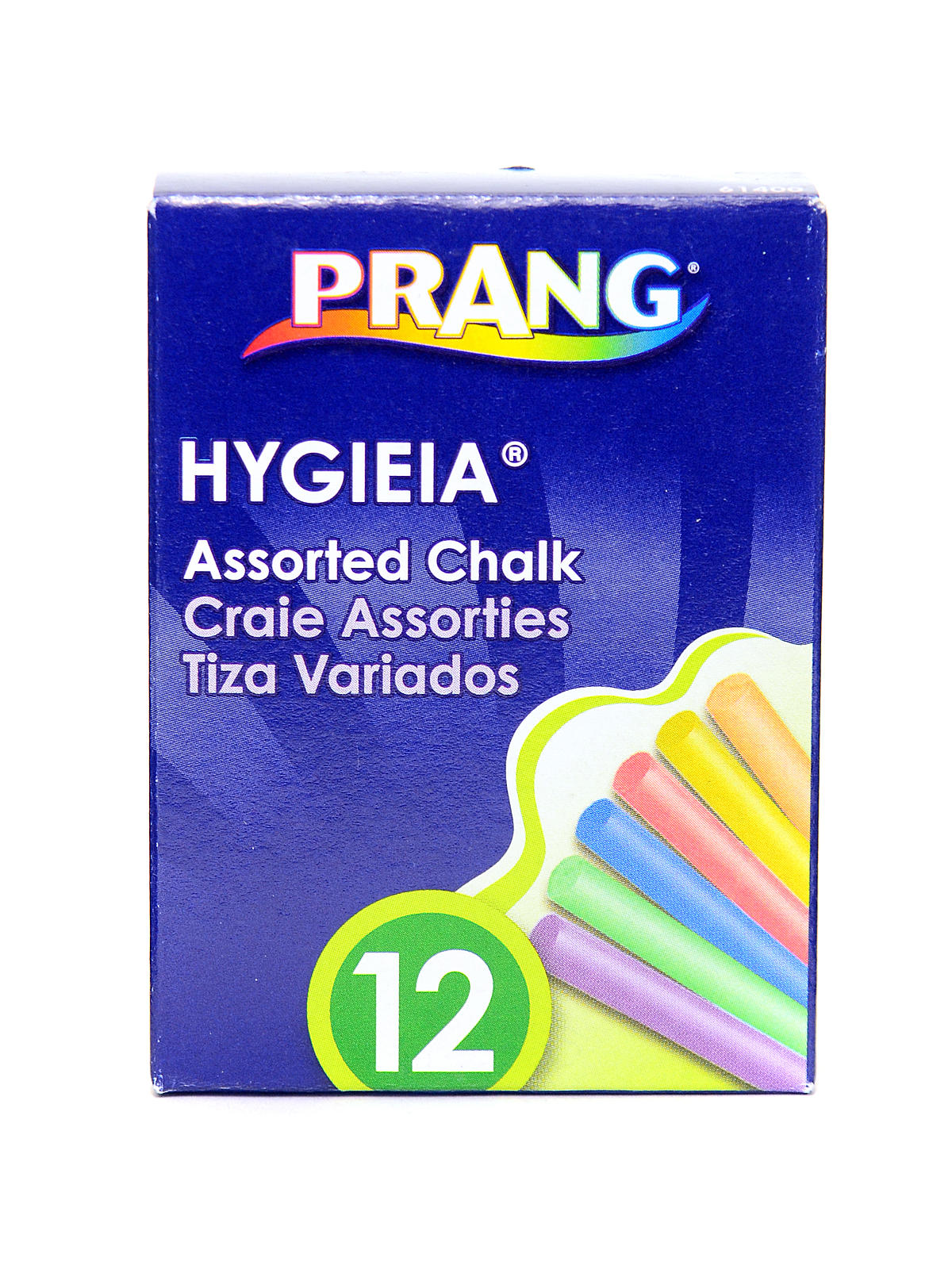 Hygieia  Dustless Board Chalk assorted set of 12